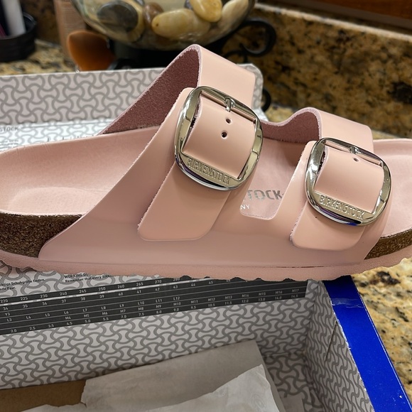 Birkenstock Pink Sandals with Adjustable Straps - Picture 8 of 11